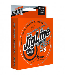 Шнур JigLine Super Cast 0.25 мм, 20 кг, 100м