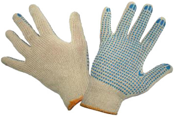 Перчатки защитные вязаные