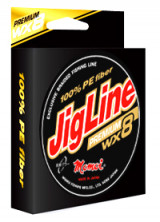 Шнур JigLine Premium WX8 (MX8) 0,08 мм, 6,2 кг, 100 м, зеленый