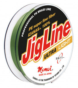 Шнур JigLine Ultra Light 0.06 мм, 5.0 кг, 100м, хаки