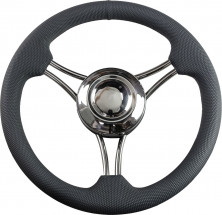 Колесо рулевое Osculati 350мм (серое) 3 спицы