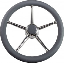 Колесо рулевое Osculati 350мм (серое) 5 спиц