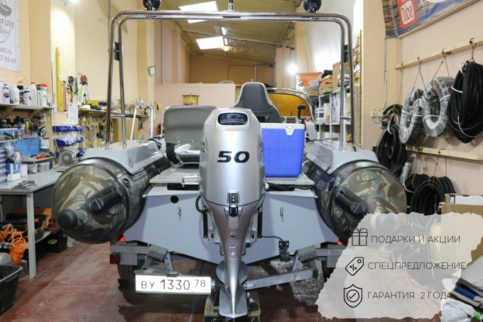 Лодка РИБ RiverBoats 470 (встроенный рундук) 
