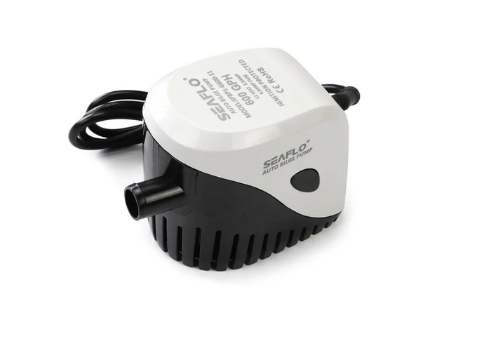 Насос осушительный SeaFlo трюмная 600 галлон/час, патрубок 19 мм, 12V (SFBP1-G600-11) 
