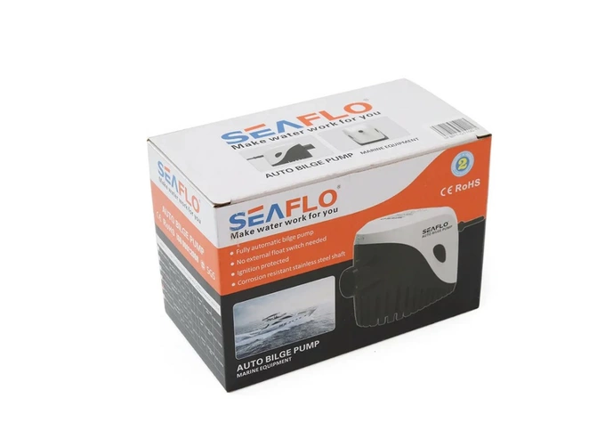 Насос осушительный SeaFlo трюмная 600 галлон/час, патрубок 19 мм, 12V (SFBP1-G600-11) 