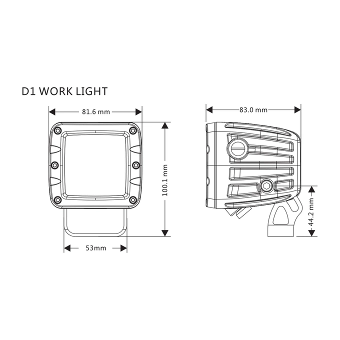 Светодиодная фара ALO-2-P23H1 2" 30w 12-24V Белый+желтый свет,с переключением, светодиоды OSRAM