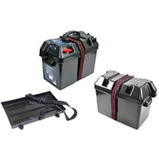 Крепление аккумуляторных батарей