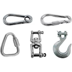 Карабины, рым-болты, обушки, планки, вертлюги