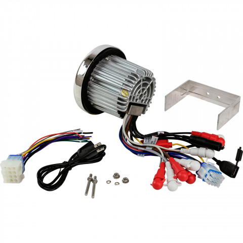 Морская магнитола MRH-833, серебристый ободок, Marine Rocket