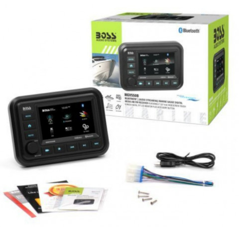 Морская магнитола Boss Audio 60W x 4 Touchscreen цветной дисплей, Bluetooth