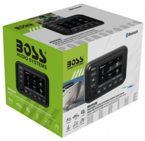 Морская магнитола Boss Audio 60W x 4 Touchscreen цветной дисплей, Bluetooth