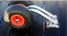 Комплект колес транцевых Скат 311 стандартные быстросъемные