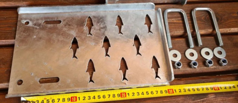 Подножка для лодочного прицепа 200х250