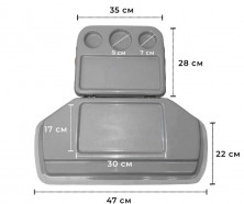 Столик откидной на баллон (стеклопластик)