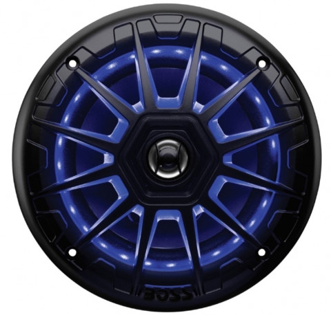 Колонки Boss Audio морские 200W 6,5" с RGB подсветкой (2 шт., черные)