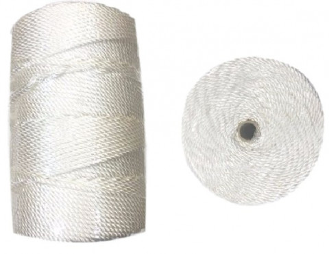 Веревка крученая 3,0 мм (капроновая) белая 1,0 кг.