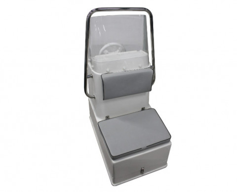 Рулевая консоль палубная УЗКАЯ со стеклом