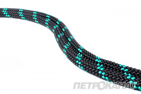 Шнур плетеный якорный Anchor Cord черно-синяя прядь (30м, 45м)