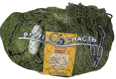 Невод закидной, оснащенный, длина 30м