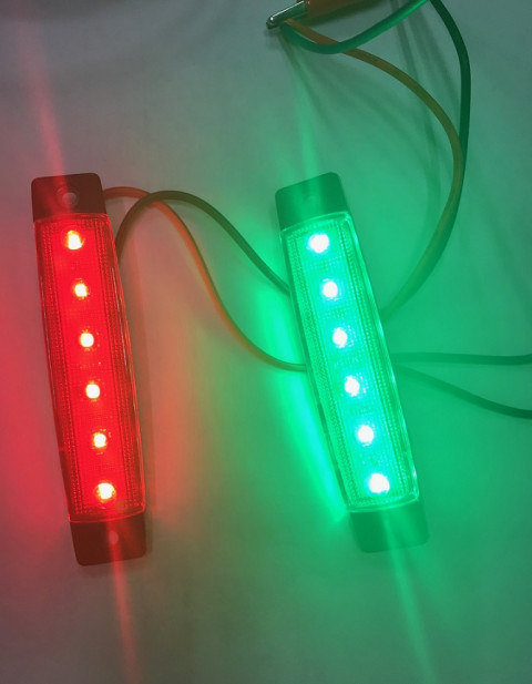 Огни бортовые 75х20 мм светодиодные