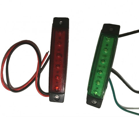 Огни бортовые 75х20 мм светодиодные