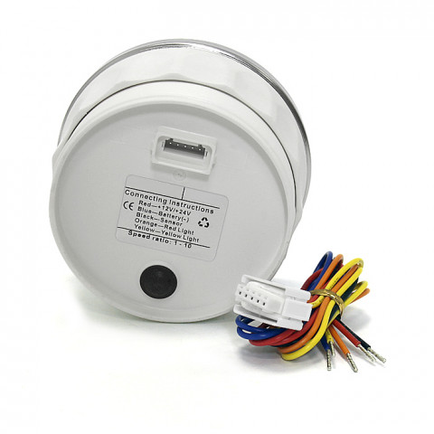 Тахометр 6000 об/мин со счетчиком моточасов (BS), SR:1-10