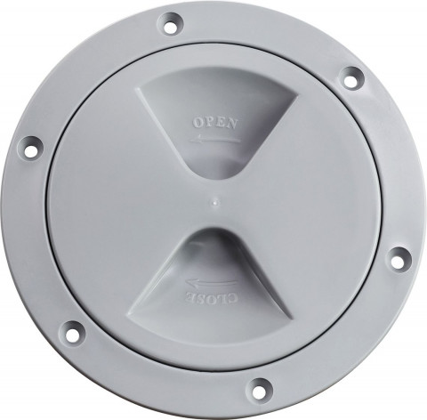 Лючок смотровой 102 мм серый Osculati