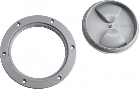 Лючок смотровой 102 мм серый Osculati