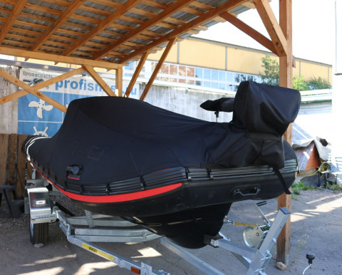 Стояночный (транспортировочный) тент на РИБ (индивид. заказ)