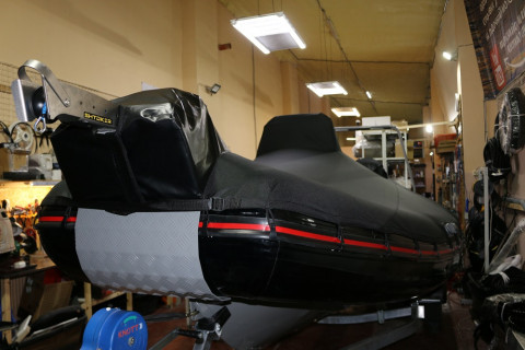 Стояночный (транспортировочный) тент на РИБ (индивид. заказ)