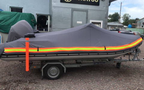 Стояночный (транспортировочный) тент на РИБ (индивид. заказ)