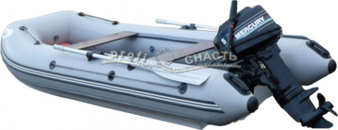 Лодка РИБ Water Way 300 с мотором 5 л.с.