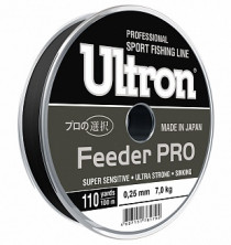 Леска ULTRON Feeder PRO (карп и фидер) 100 м, черная