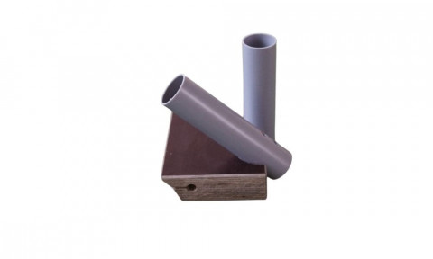 Универсальный крепежный блок под спиннинг с двумя пластиковыми трубками