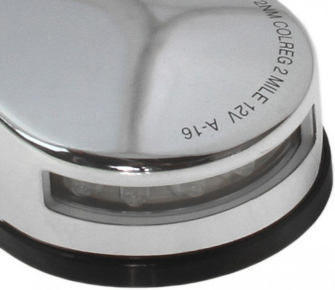 Огни бортовые 92x77 мм хромированный корпус, светодиодные