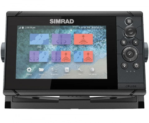 Эхолот-картплоттер SIMRAD Cruise-7, ROW BASE CHART, 83/200 XDCR