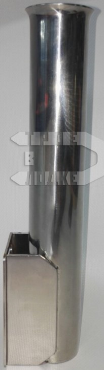 Держатель спиннинга на транец в паре на кронштейн колес поворотный