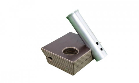 Универсальный крепежный блок под спиннинг с алюминиевой трубкой