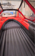 Тент ходовой комбинированный на лодки и РИБ (индивид. заказ)  