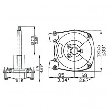 Редуктор рулевой T-71 FC Ultraflex