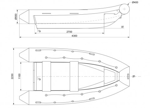 Лодки РИБ Raider Marine LT 470 + Parsun F60 FEL-T-EFI
