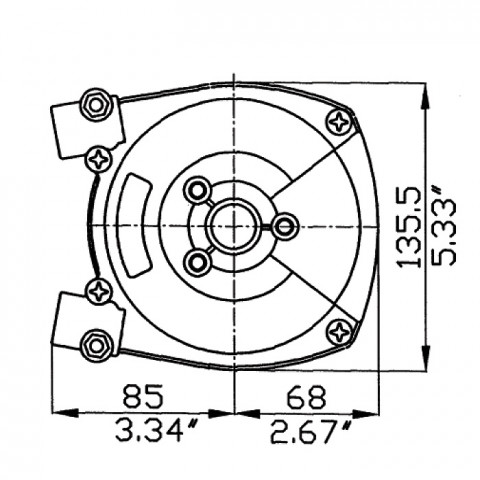 Редуктор рулевой T-81FC Ultraflex