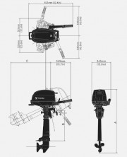 Лодочный мотор Tohatsu MFS 6 D D-S