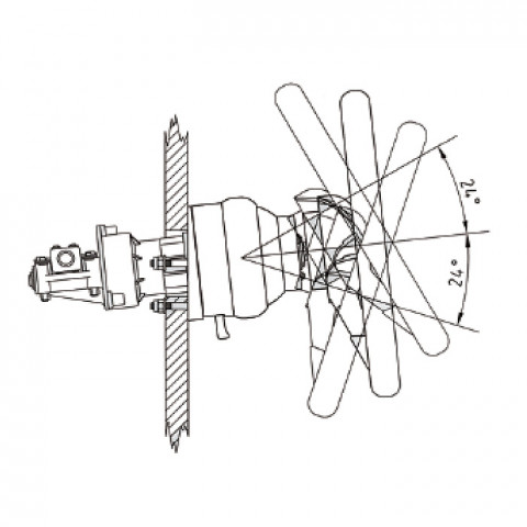 Редуктор рулевой T-83NRFC Ultraflex