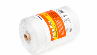 Нить капроновая 1,4 мм (187 tex*4, 45кг) 800г белая