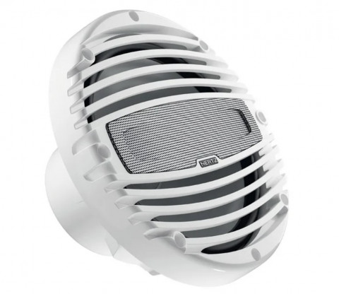 Колонки (пара) морские Hertz HMX 6.5 (6,5", 2-х полос., 75 Вт RMS, белые с серебр. сеткой)