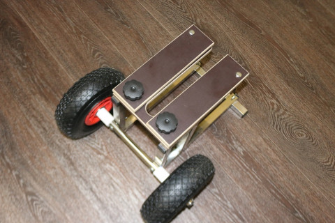 Cкат 220П тележка для мотора из нерж. стали подпружинина до 15л.с.