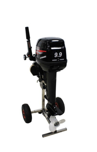 Cкат 404 тележка для мотора "ВОЛГА" из нерж. стали