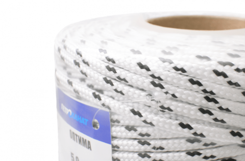 Шнур OPTIMA-CORD (Оптима) 4,0мм белый (без сердечника)