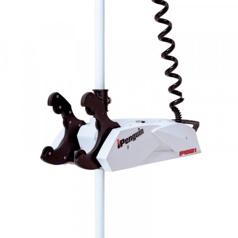 Электромотор HAIBO IPENGUIN P001 (12v54) с функцией GPS-якоря (встроенный компас)+ПЛОЩАДКА